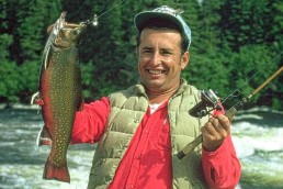 Dan Gapen, Sr., with giant brook trout