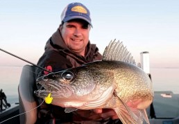 Author Jason Mitchell with a big walleye