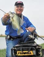 This nice crappie took a 2-inch Ripple Shad used as a body on a 1/16-ounce Road Runner head. 