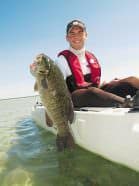 Kayaks can take you to remote, shallow bays on big-water fisheries to catch trophy fish.