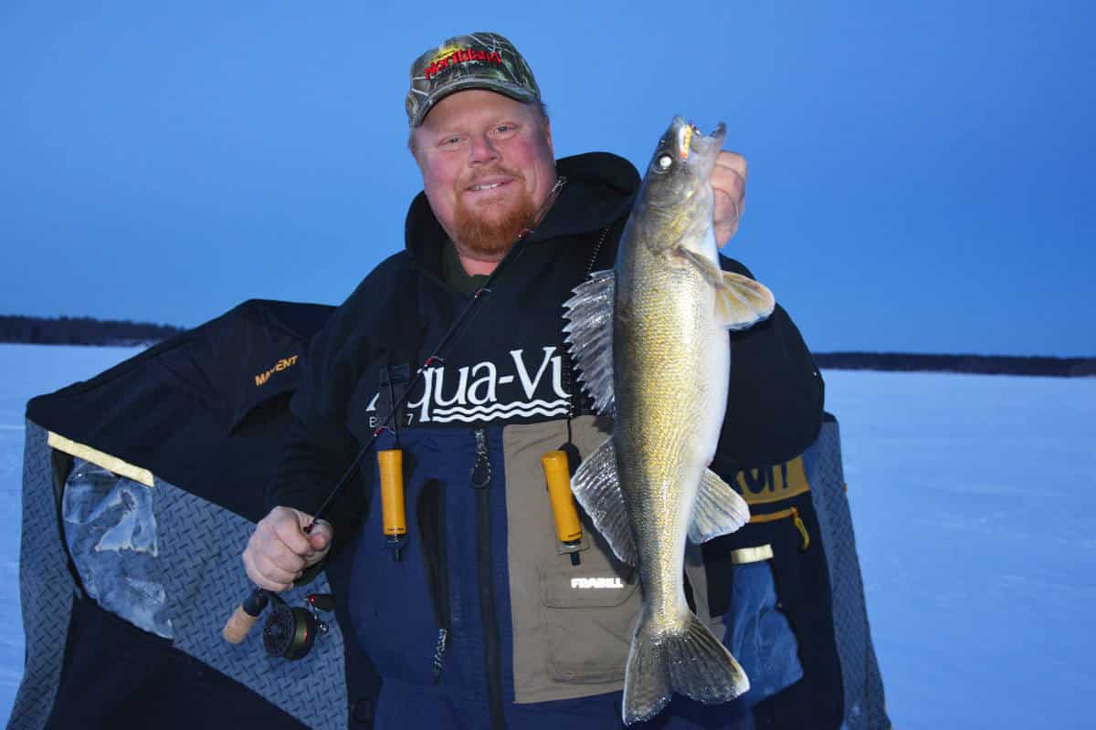 Contact Points Key for Early-ice Walleye Action - MidWest Outdoors