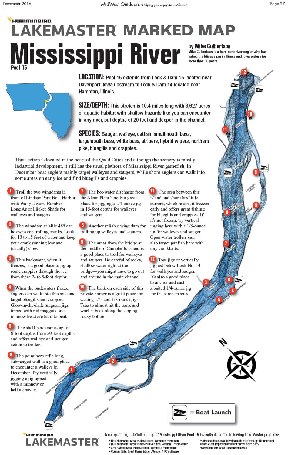 Mississippi River pool 16_MWO 2015 page - MidWest Outdoors