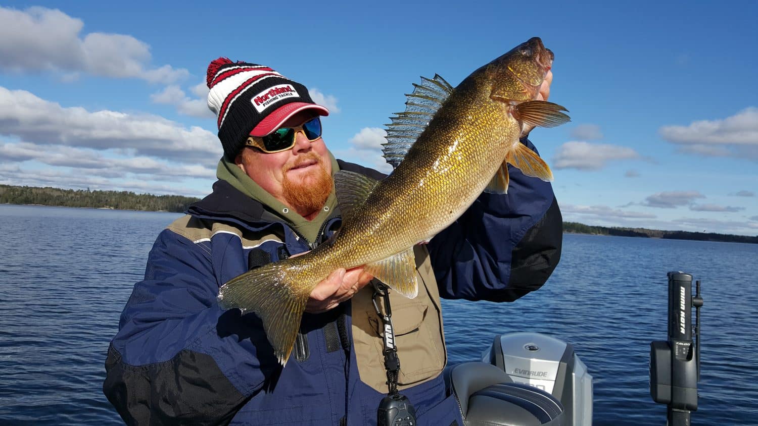 Ice out lake trout fishing in Ontario, Canada