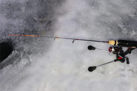 Simple rod holders like this one designed by Northland hold deadsticks in perfect position.