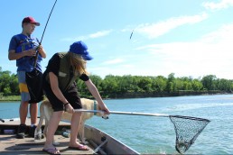 It’s never too early to let kids learn how to net fish and helps ensure that everyone gets into the act on every catch. If you pick the right lake, you'll have lots of catches to help on!