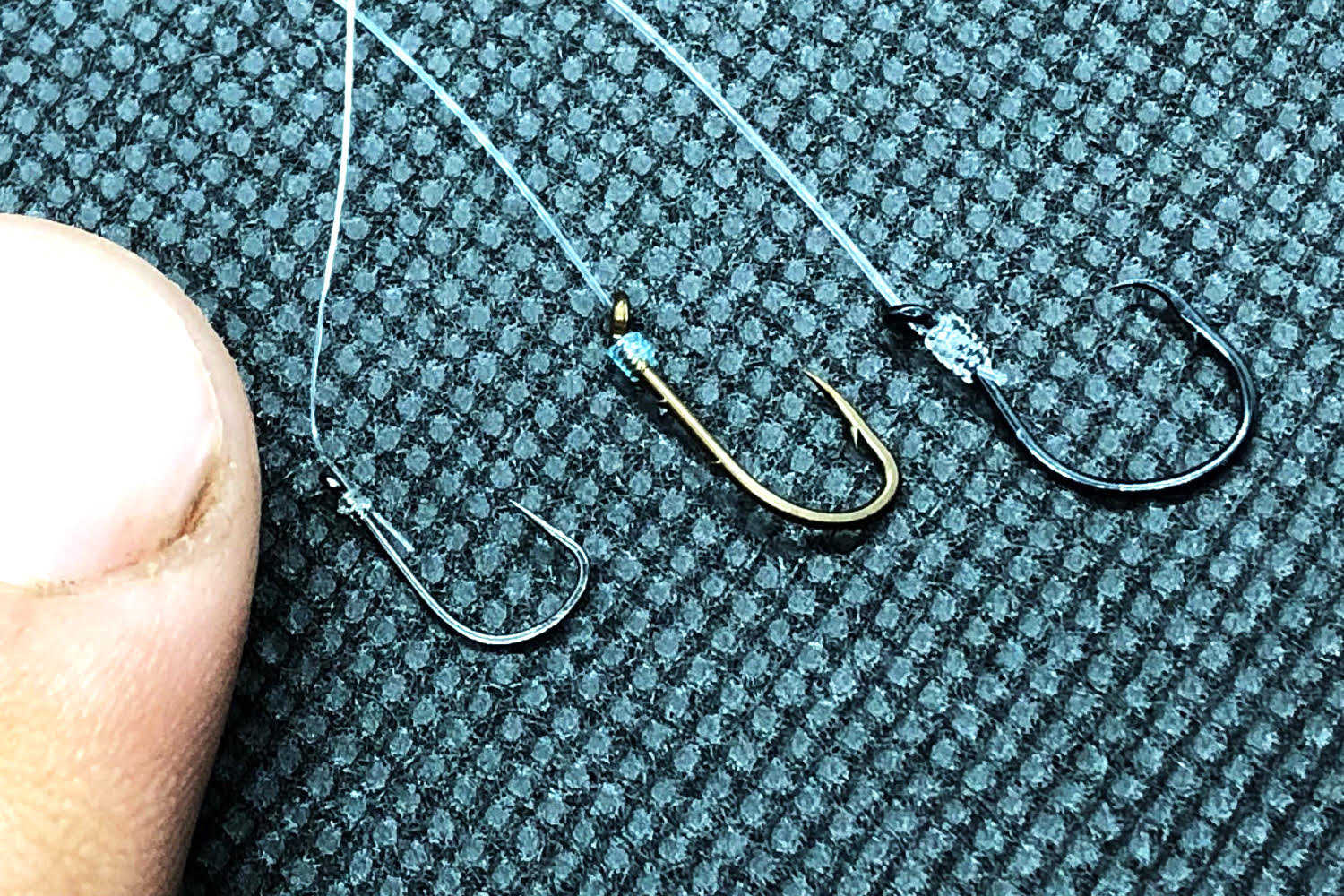 How to TIE Basic Fishing Hooks with Leaders 