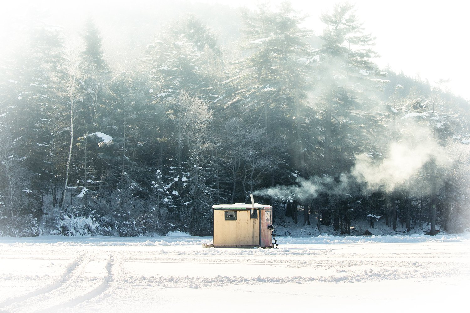 How Long Should Ice Fishermen Stay on One Hole