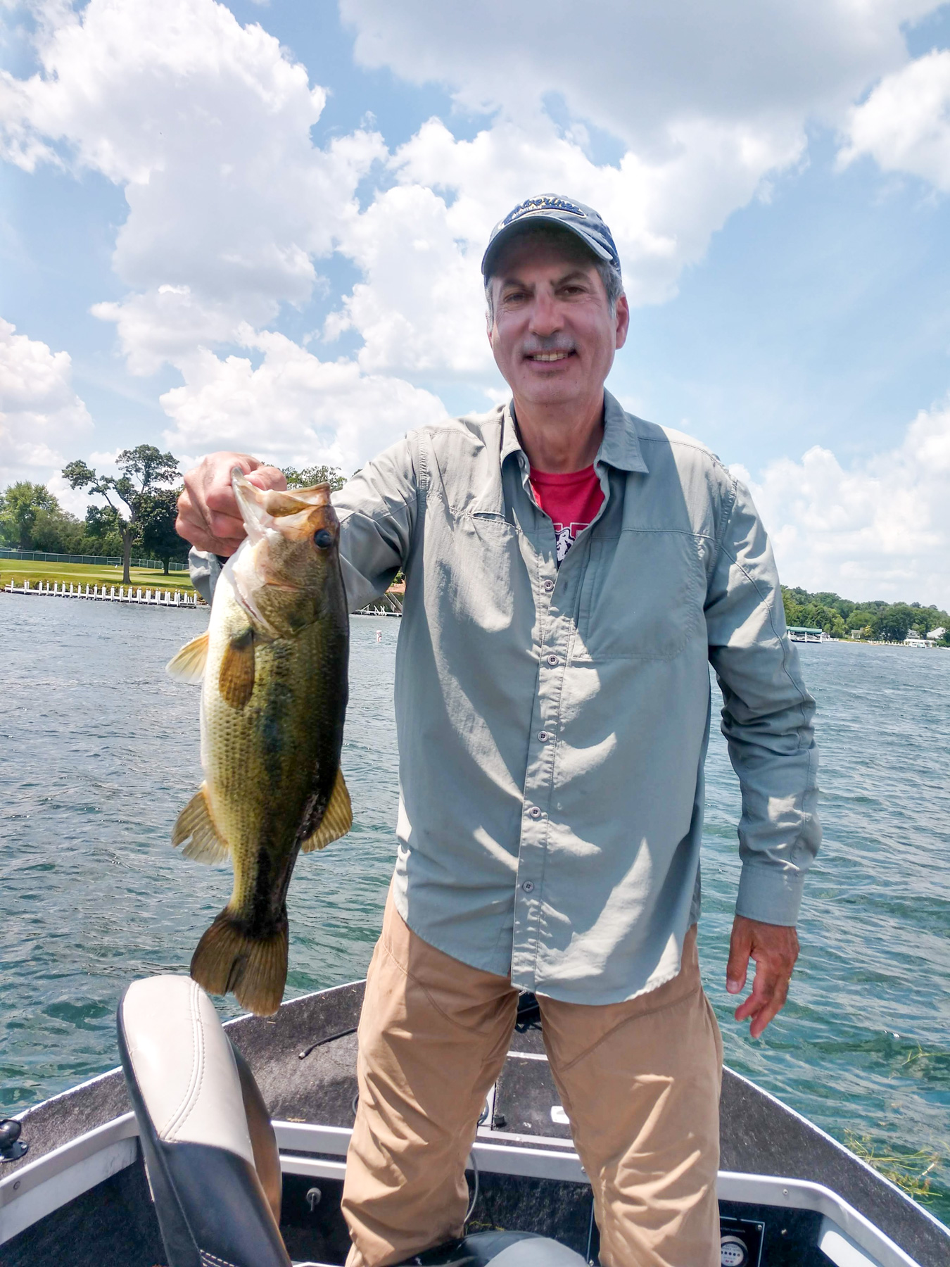 Evening Bass Fishing on the Fox River 